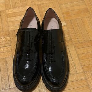 Hispanitas Elegant Black Loafers NWOT